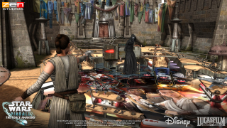 Rey Gets Premium Placement On The <i>Star Wars: The Force Awakens</i> Pinball Table